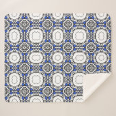 Deel vier: Kaleidoscoop art vier Sherpa Deken (Voorkant (horizontaal))