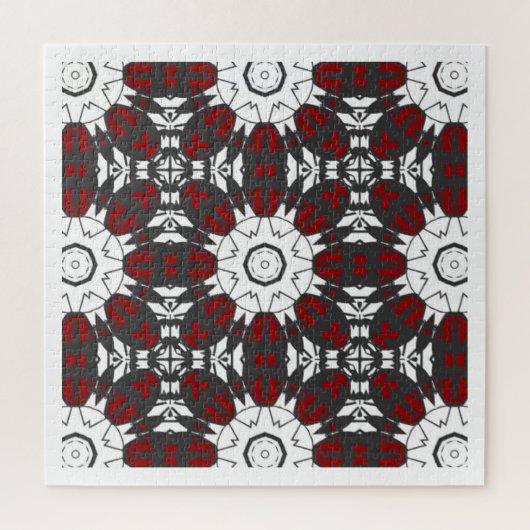 Deel vier: Kaleidoscoop art vijftien Legpuzzel (Verticaal)
