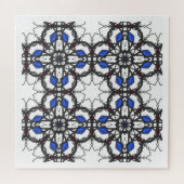 Deel vier's caleidoscoop art 18 legpuzzel (Horizontaal)