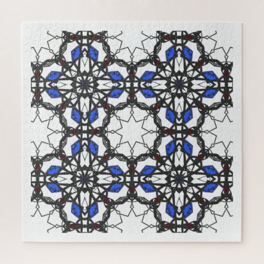 Deel vier's caleidoscoop art 18 legpuzzel (Verticaal)