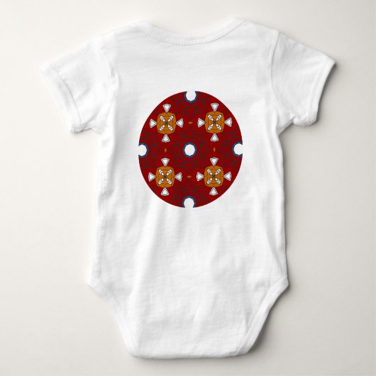 Deel vier's caleidoscoop art 18 romper (Achterkant)