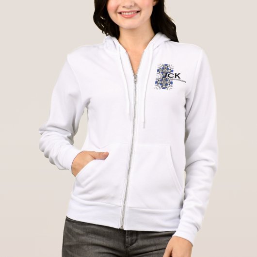 Deel vier's caleidoscoop art 32 hoodie (Voorkant)