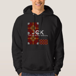 Deel vier's caleidoscoop art negentien hoodie