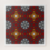 Deel vier's caleidoscoop art negentien legpuzzel (Horizontaal)