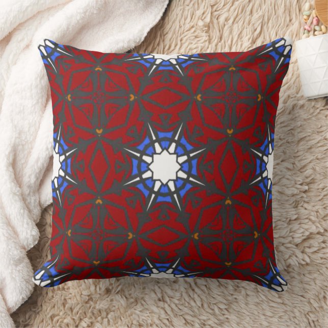 Deel vier's caleidoscoop art veertien kussen (Deken)