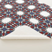 Deel vier's caleidoscoop art veertien sherpa deken (3/4)