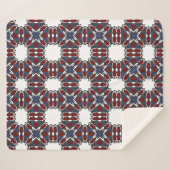 Deel vier's caleidoscoop art veertien sherpa deken (Voorkant (horizontaal))