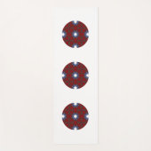 Deel vier's caleidoscoop art veertien yogamat (Voorkant)