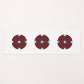 Deel vier's caleidoscoop art veertien yogamat (Voorkant (horizontaal))