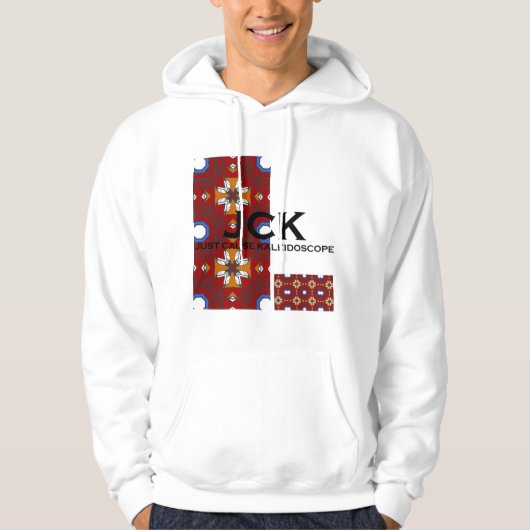 Deel vier's caleidoscoop art zestien hoodie (Voorkant)