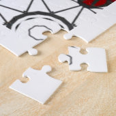 Deel vier's caleidoscoop art zestien legpuzzel (Zijkant)