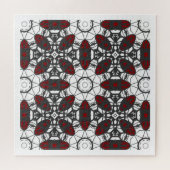 Deel vier's caleidoscoop art zestien legpuzzel (Horizontaal)
