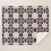 Deel vier's caleidoscoop art zestien sherpa deken (Voorkant (horizontaal))