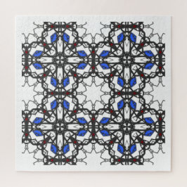 Deel vier's caleidoscoop art zeventien legpuzzel