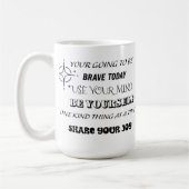 Deel vreugde koffiemok (Links)