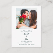 Deel Weduwfoto's Scannen QR Code Groen Informatiekaartje (Voorkant)