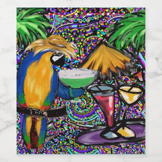 DEEL WIJN ETIKET (Enkel label)