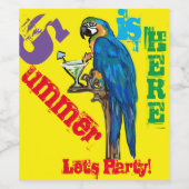 DEEL WIJN ETIKET (Enkel label)