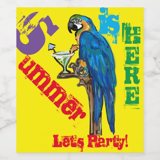 DEEL WIJN ETIKET (Enkel label)