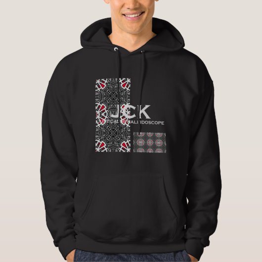 Deel zestien's caleidoscoop art 1 hoodie (Voorkant)