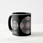 Deel zestien's caleidoscoop art 1 mok (Voorkant links)