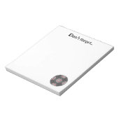 Deel zestien's caleidoscoop art 1 notitieblok (Linkerzijde)