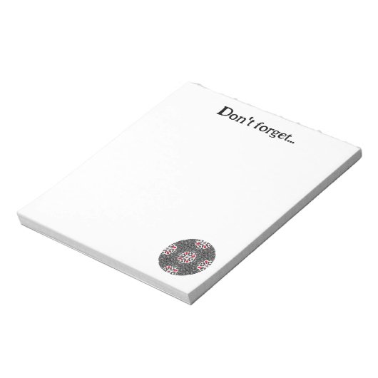 Deel zestien's caleidoscoop art 1 notitieblok (Linkerzijde)