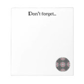 Deel zestien's caleidoscoop art 1 notitieblok (Voorkant)