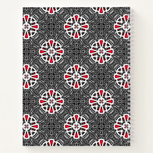 Deel zestien's caleidoscoop art 1 notitieboek (Achterkant)