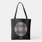 Deel zestien's caleidoscoop art 1 tote bag (Achterkant)