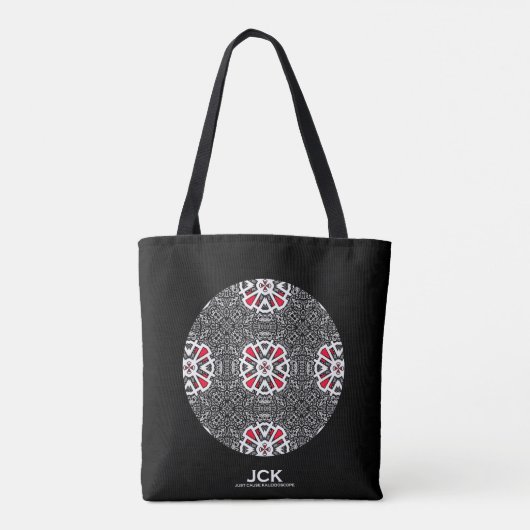 Deel zestien's caleidoscoop art 1 tote bag (Achterkant)