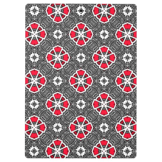 Deel zestien's caleidoscoop art drie klembord (Achterkant)