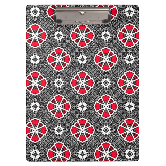 Deel zestien's caleidoscoop art drie klembord (Voorkant)