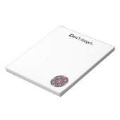 Deel zestien's caleidoscoop art drie notitieblok (Linkerzijde)