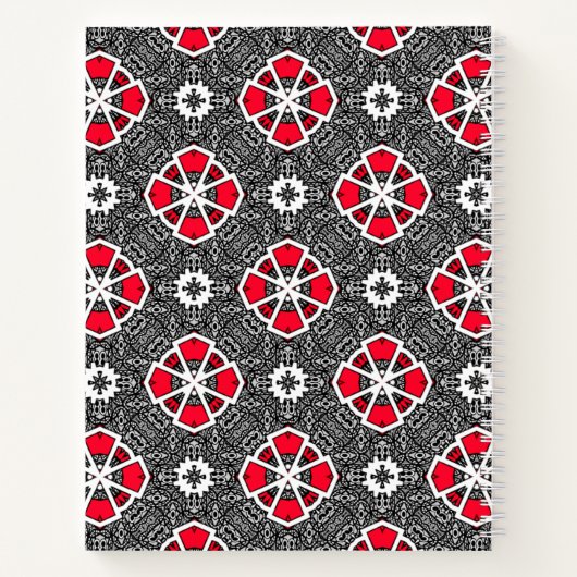 Deel zestien's caleidoscoop art drie notitieboek (Achterkant)