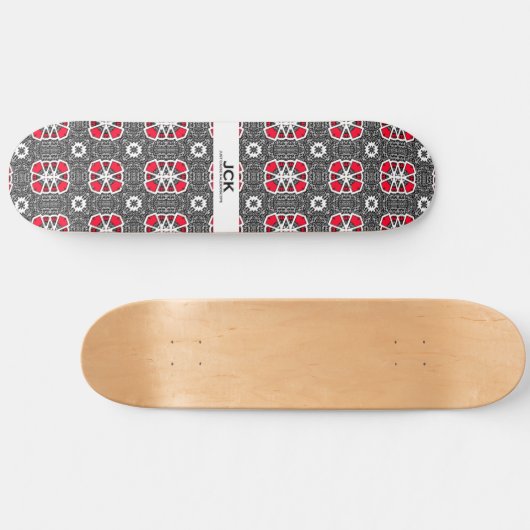 Deel zestien's caleidoscoop art drie persoonlijk skateboard (Horizontaal)
