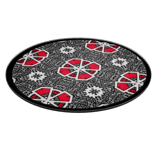 Deel zestien's caleidoscoop art drie snijplank (Hoek)