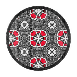 Deel zestien's caleidoscoop art drie snijplank