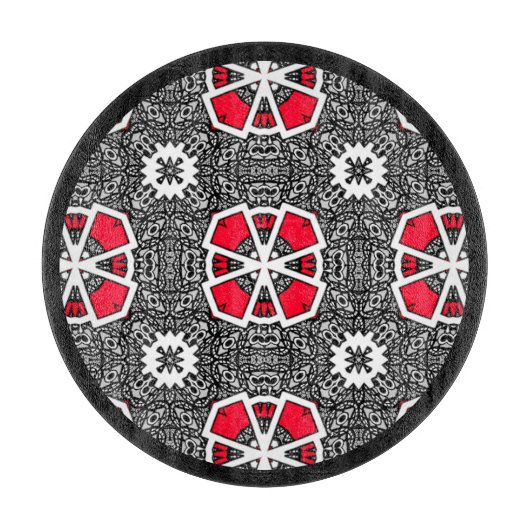 Deel zestien's caleidoscoop art drie snijplank (Voorkant)