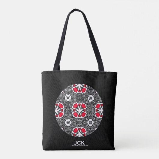 Deel zestien's caleidoscoop art drie tote bag (Achterkant)
