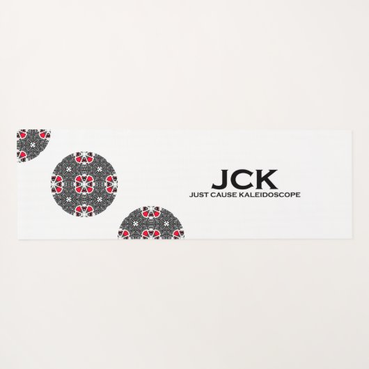 Deel zestien's caleidoscoop art drie yogamat (Achterkant (horizontaal))