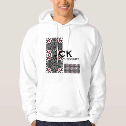 Deel zestien's caleidoscoop art twee hoodie (Voorkant)