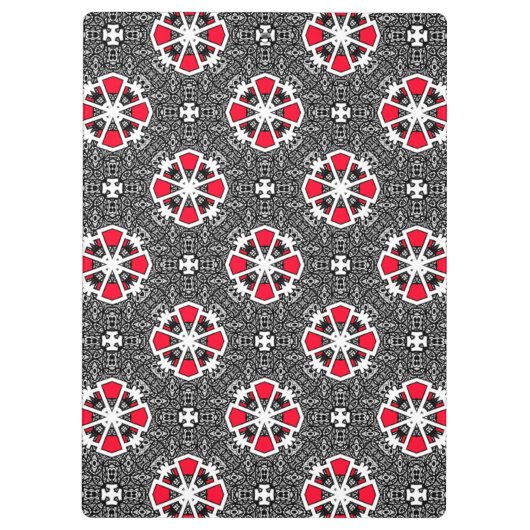 Deel zestien's caleidoscoop art twee klembord (Achterkant)