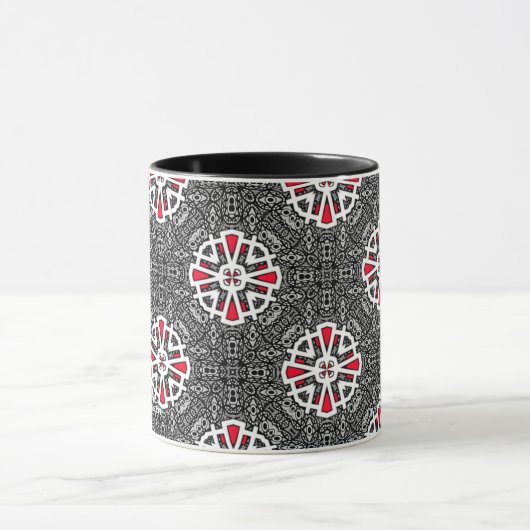 Deel zestien's caleidoscoop art twee mok (Midden)