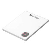 Deel zestien's caleidoscoop art twee notitieblok (Linkerzijde)