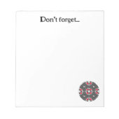 Deel zestien's caleidoscoop art twee notitieblok (Voorkant)