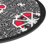 Deel zestien's caleidoscoop art twee snijplank (Hoek)