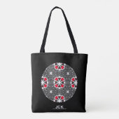 Deel zestien's caleidoscoop art twee tote bag (Achterkant)