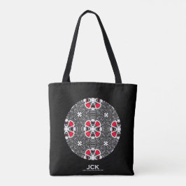Deel zestien's caleidoscoop art twee tote bag