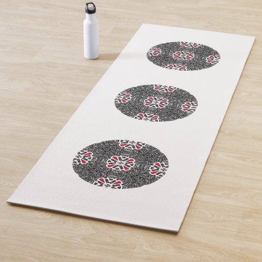 Deel zestien's caleidoscoop art twee yogamat (In situ)